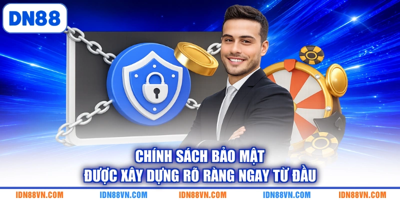 Chính sách bảo mật được xây dựng rõ ràng ngay từ đầu