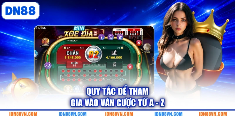 Quy tắc để tham gia vào ván cược từ A - Z