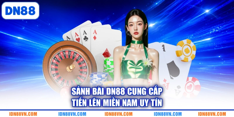 Sảnh bài DN88 cung cấp Tiến Lên Miền Nam uy tín